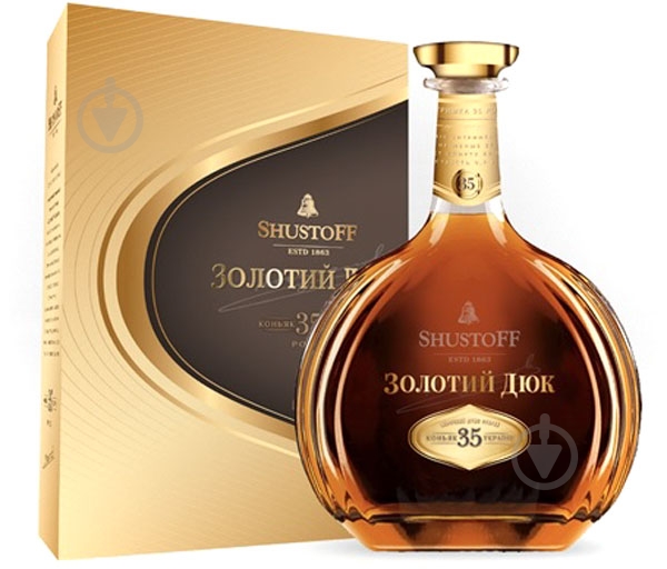 Бренди Shustoff Золотой Дюк 35 0,7 л - фото 1