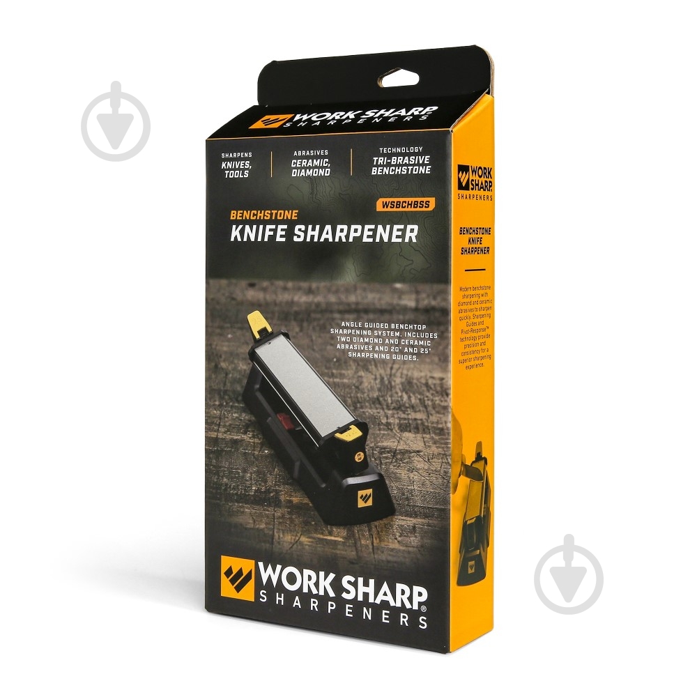 Точилка для ножей Work Sharp механическая Benchstone Sharpener WSBCHBSS-I - фото 4 Точилка для ножей Work Sharp механическая Benchstone Sharpener WSBCHBSS-I - фото 4
