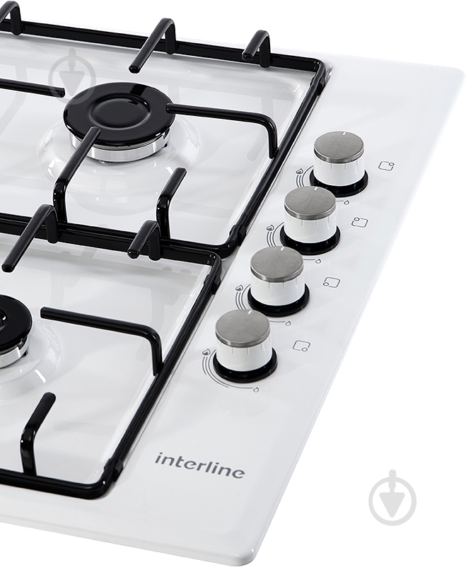 Варильна поверхня газова Interline TK 4300 WH - фото 3