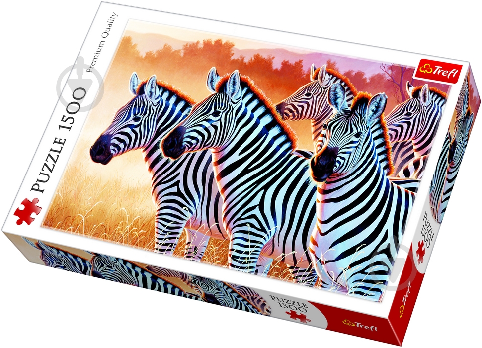 Пазл Trefl Зебры TFL-26129 - фото 1 Пазл Trefl Зебры TFL-26129 - фото 1