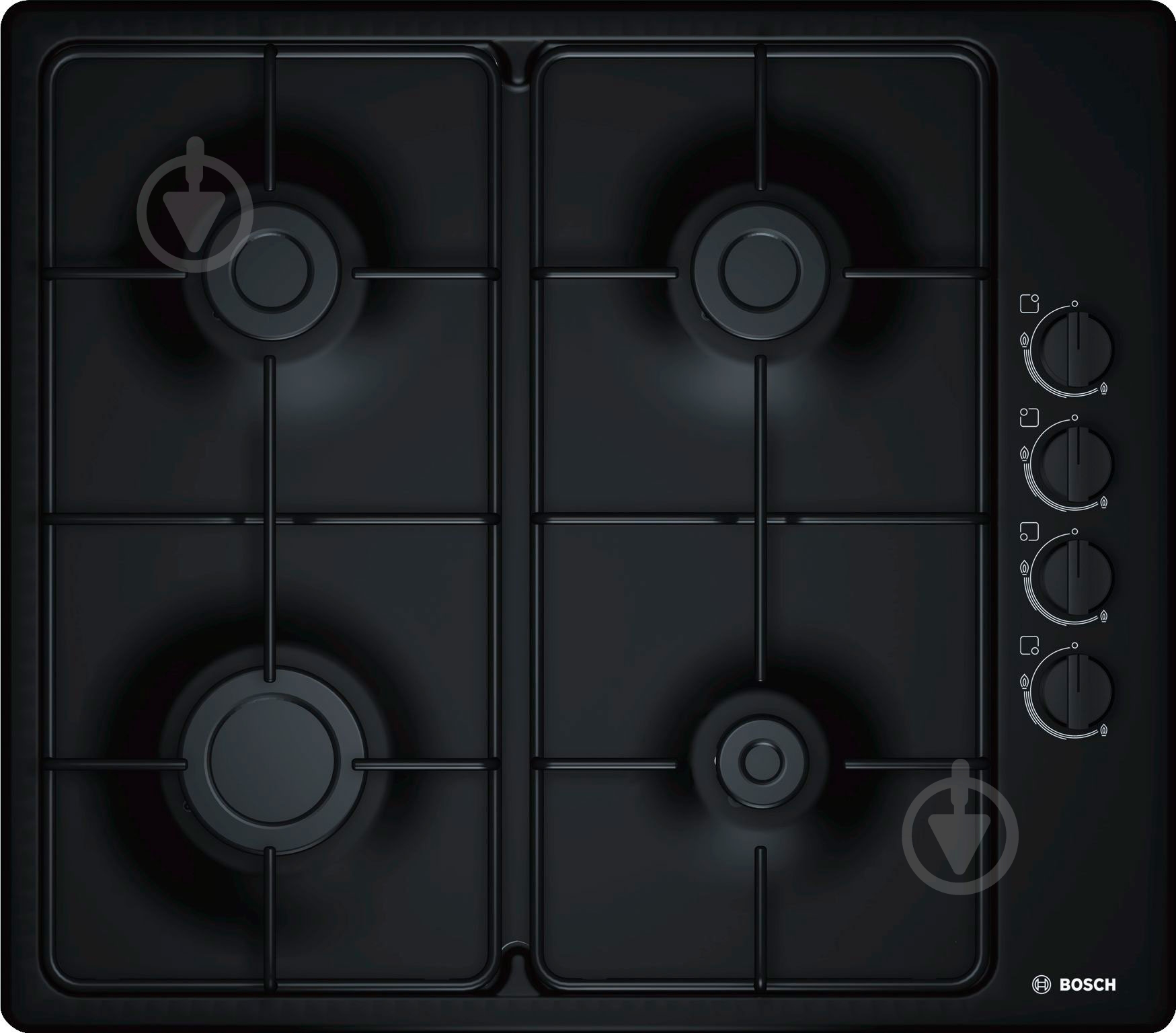 Варочная поверхность газовая Bosch PBP6C6B80O - фото 1 Варочная поверхность газовая Bosch PBP6C6B80O - фото 1