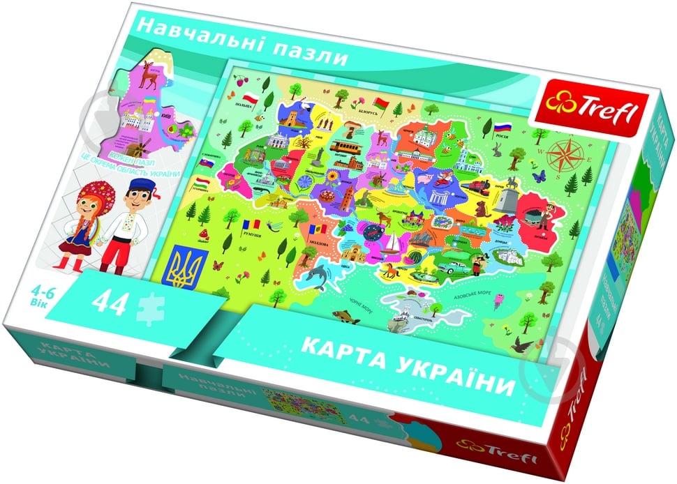Пазл Trefl Карта Украины TFL-15532 - фото 1 Пазл Trefl Карта Украины TFL-15532 - фото 1