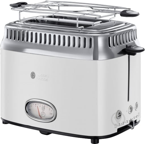 Тостер Russell Hobbs Retro Classic Blanc 21683-56 - фото 1 Тостер Russell Hobbs Retro Classic Blanc 21683-56 - фото 1
