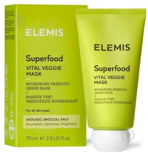Маска ELEMIS Superfood Vital Veggie Mask (50231) 75 мл - фото 2 Маска ELEMIS Superfood Vital Veggie Mask (50231) 75 мл - фото 2