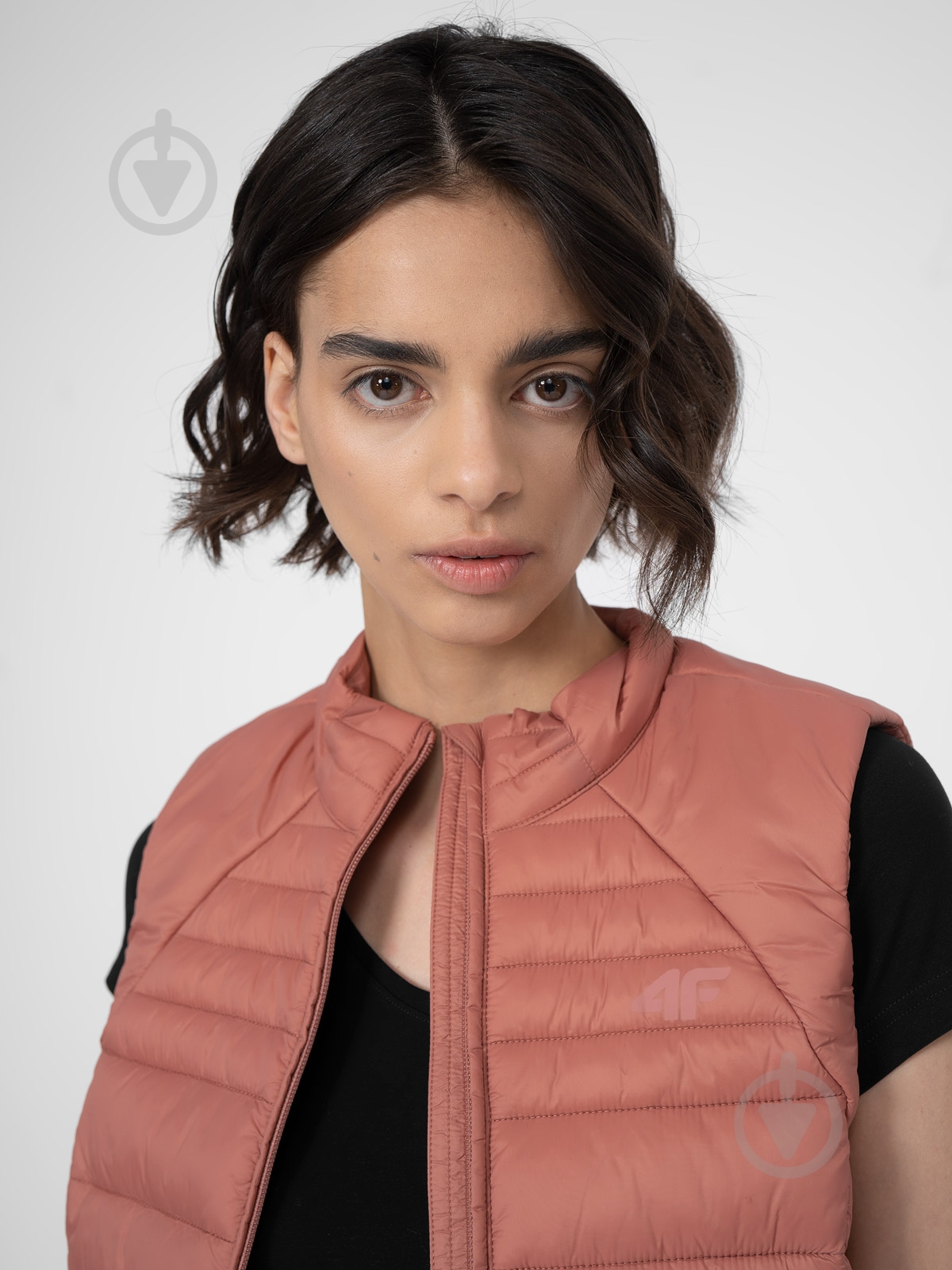 Жилет 4F 4FSS23TDJAF091-81S р.XS коричневый - фото 3 Жилет 4F 4FSS23TDJAF091-81S р.XS коричневый - фото 3