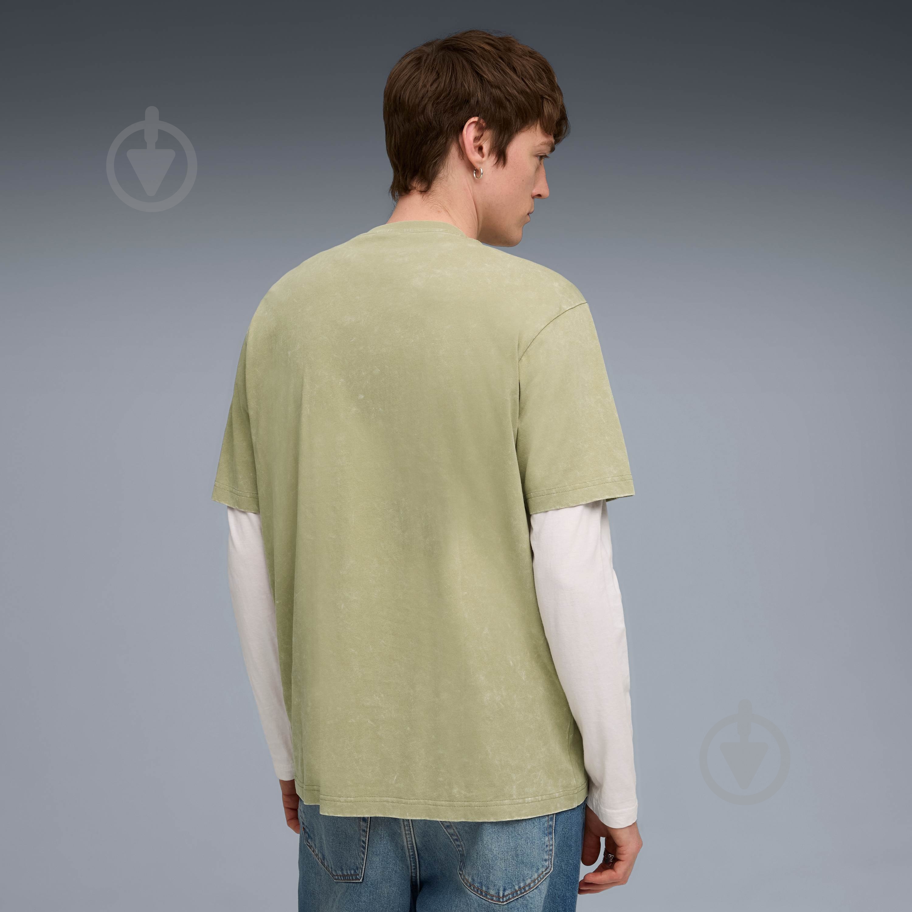 Футболка Puma ESS ELEVATED Relaxed Wash Tee 68804882 р.2XL хакі - фото 2