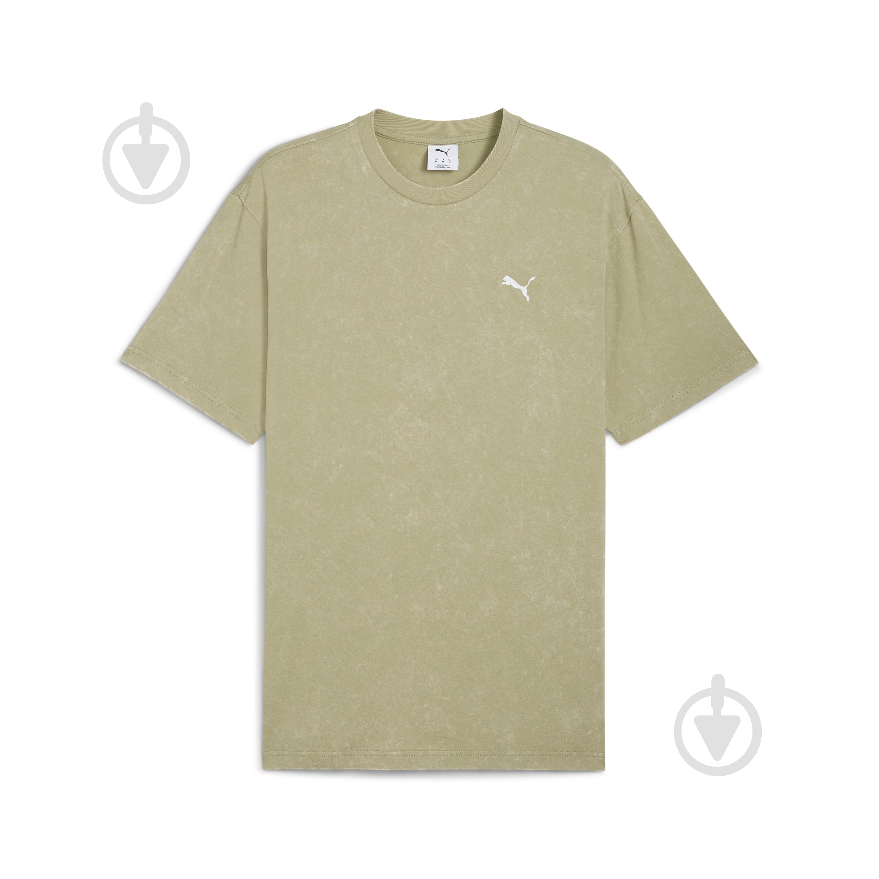 Футболка Puma ESS ELEVATED Relaxed Wash Tee 68804882 р.2XL хакі - фото 4