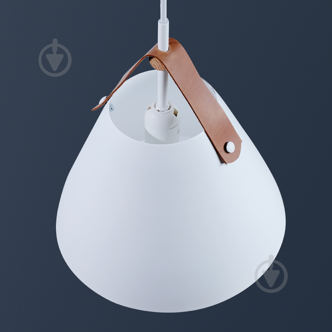 Подвес Светкомплект D-260 Leather 1x40 Вт E27 белый - фото 3