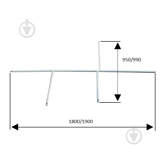 Каркас для ванны Imprese Loreтa RamR170 - фото 2