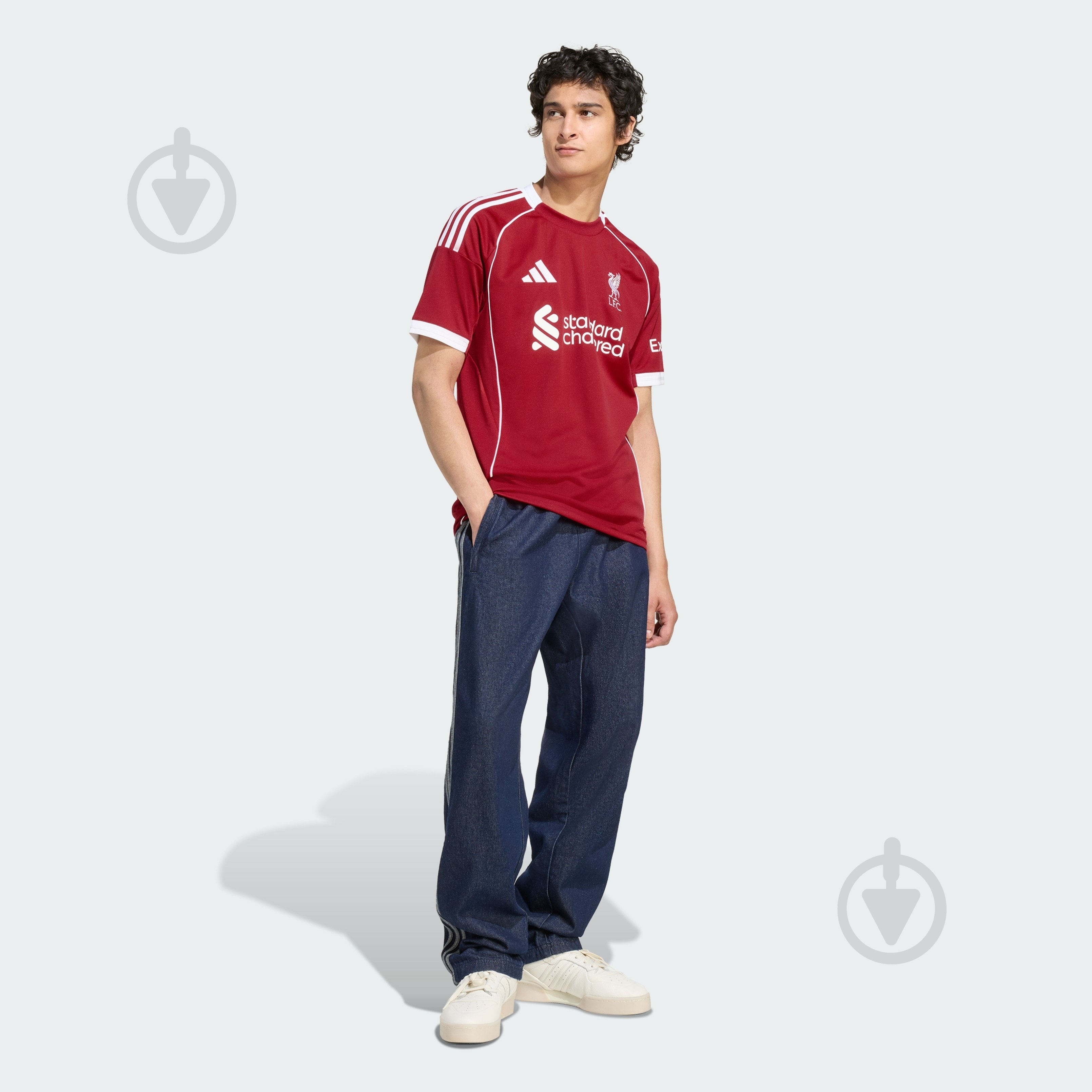ᐉ Футболка Adidas LFC H JSY JV6423 р.2XL червоний • Краща ціна в