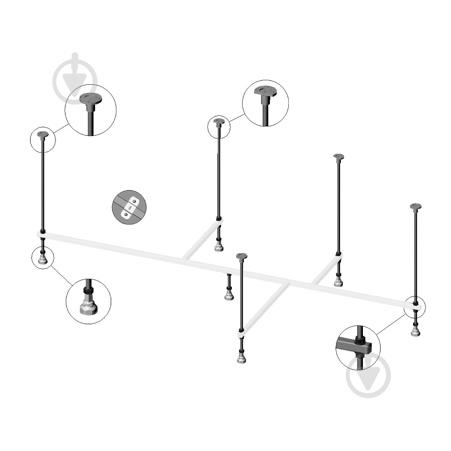 Комплект ножек Imprese Loreta UZ33 - фото 1