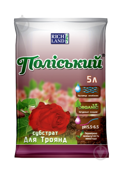 Субстрат Полесский для роз 5 л - фото 1