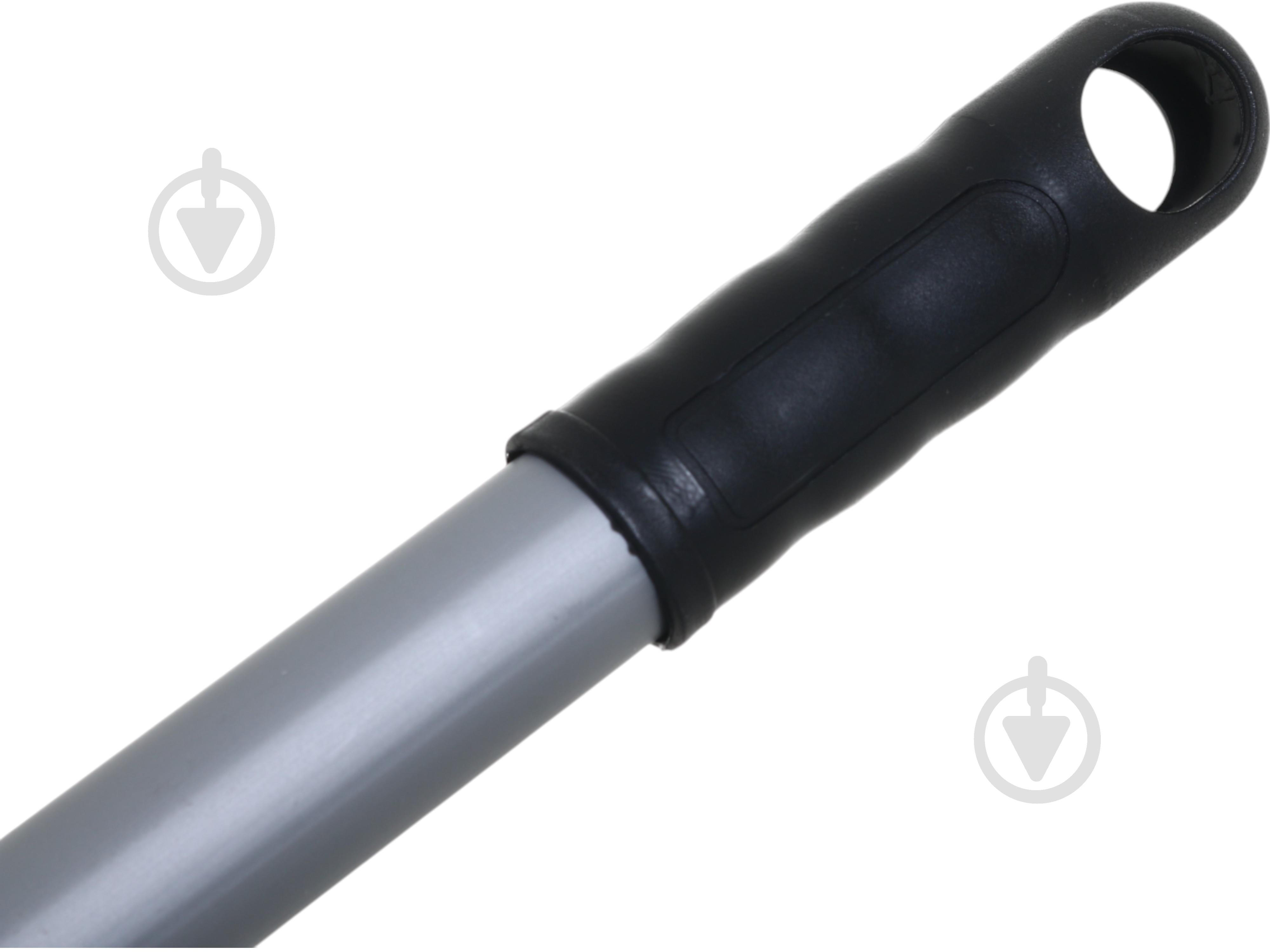 Ручка для швабры UP! (Underprice) металлическая с резьбой и колпачком 110 см серая - фото 2 Ручка для швабры UP! (Underprice) металлическая с резьбой и колпачком 110 см серая - фото 2