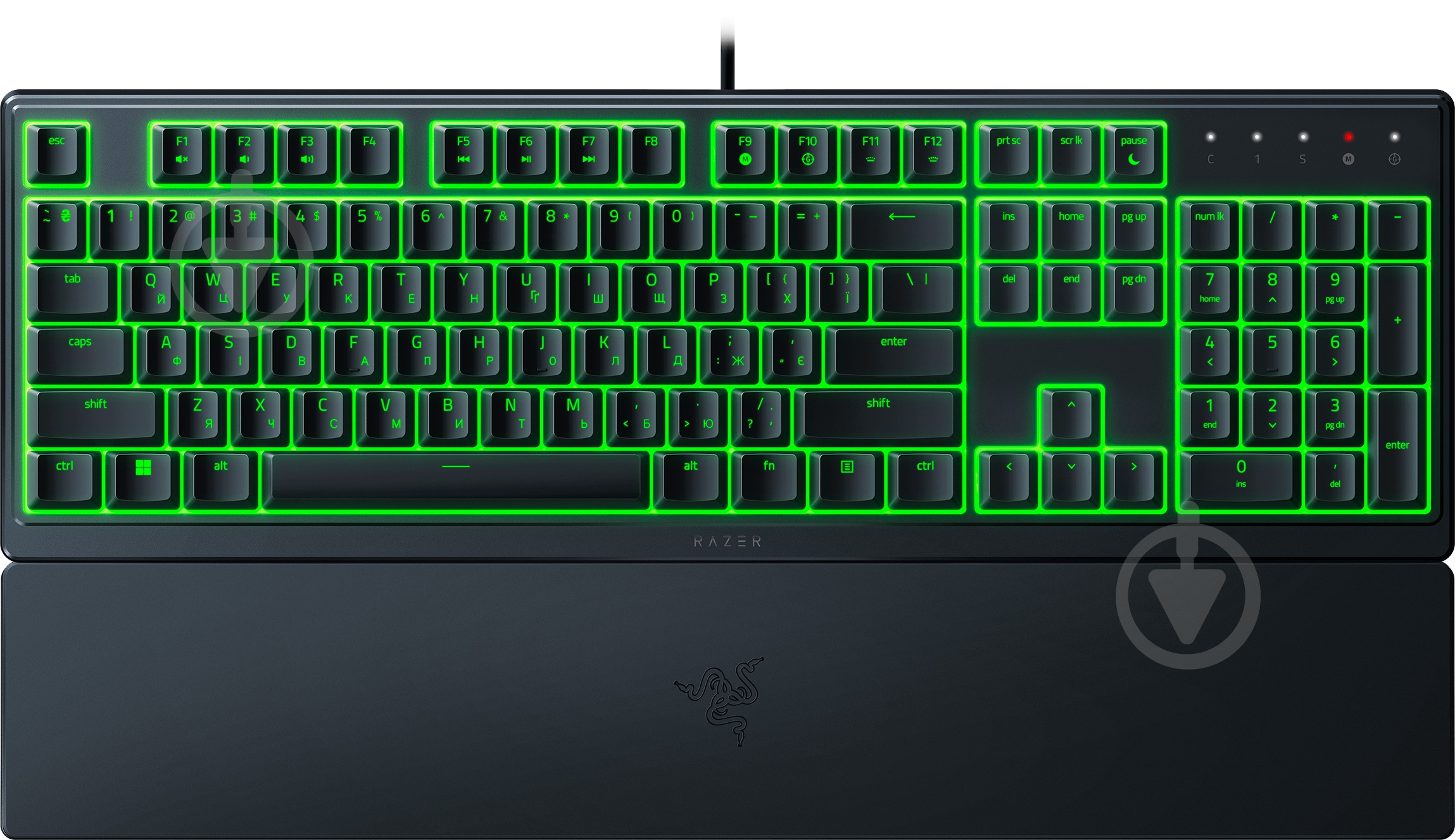 ᐉ Клавиатура Razer Ornata V3 X UKR (RZ03-04471900-R371) black