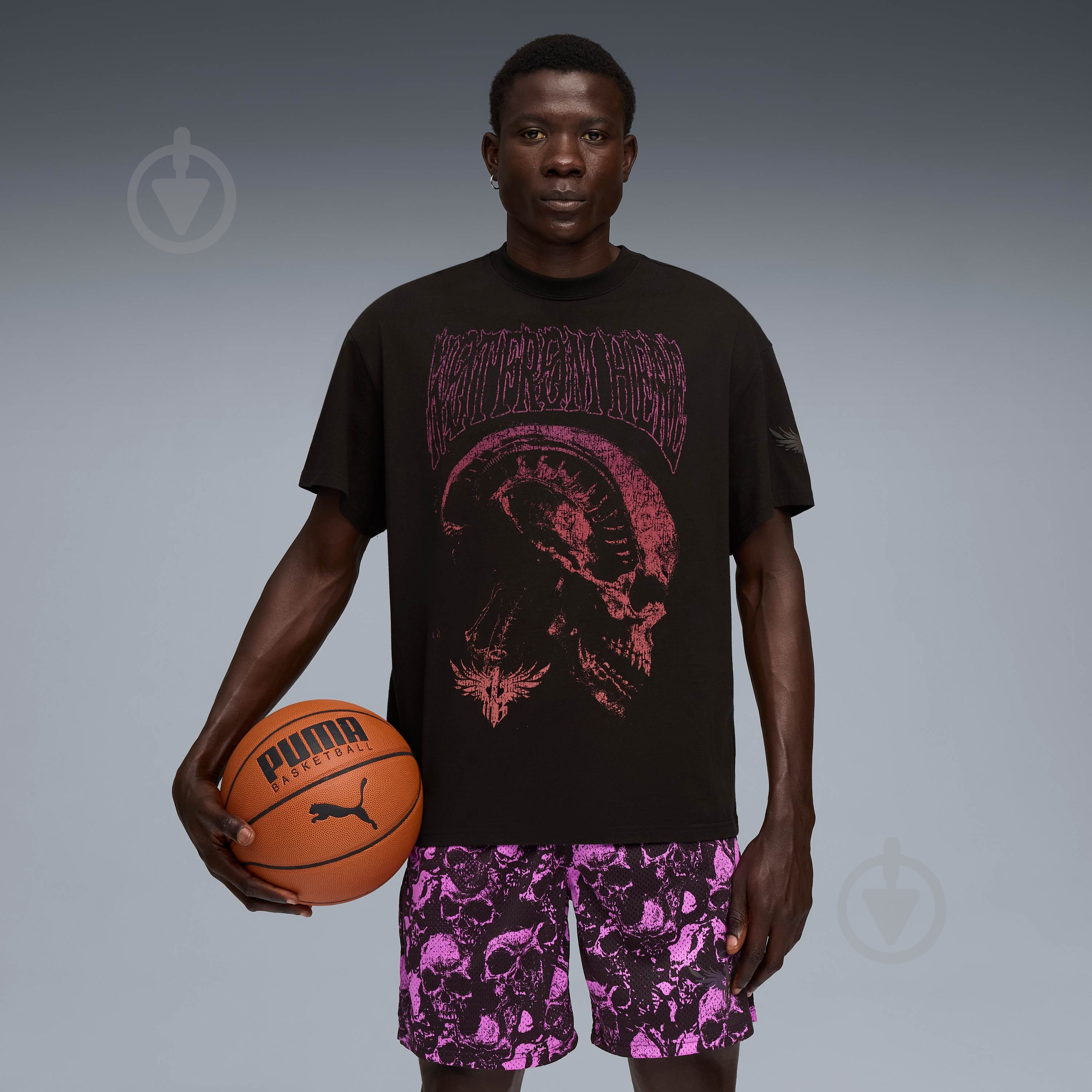 Футболка Puma LaMelo World Tour-nament Tee I 63237202 р.2XL черный - фото 1 Футболка Puma LaMelo World Tour-nament Tee I 63237202 р.2XL черный - фото 1