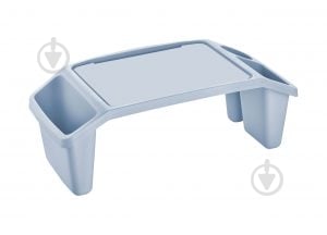 Поднос для завтрака с пластмассы голубой - фото 1