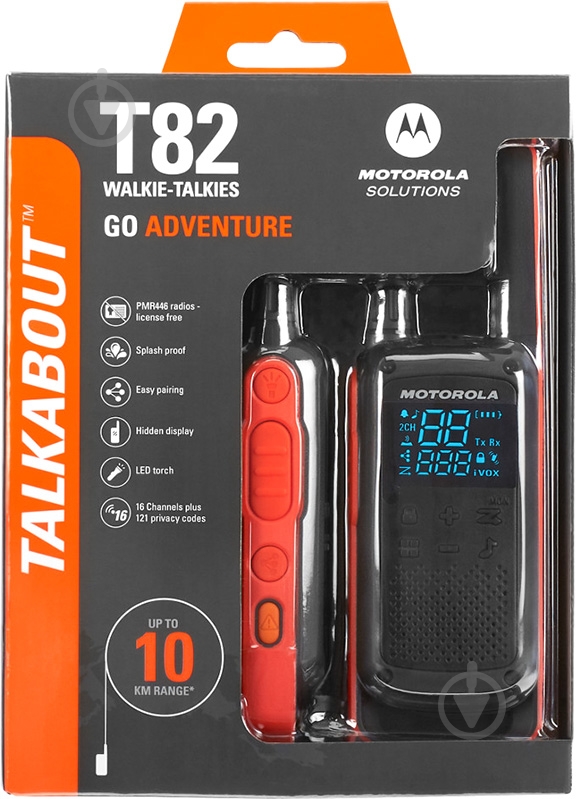 Рация Motorola TALKABOUT T82 B8P00811EDRMAW - фото 8 Рация Motorola TALKABOUT T82 B8P00811EDRMAW - фото 8