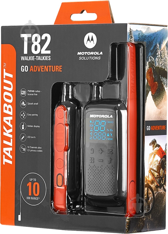 Рация Motorola TALKABOUT T82 B8P00811EDRMAW - фото 7 Рация Motorola TALKABOUT T82 B8P00811EDRMAW - фото 7