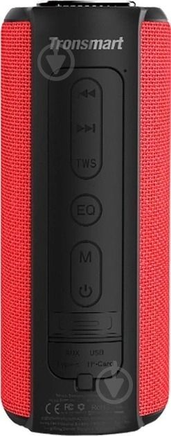 Портативная колонка Tronsmart Element T6 Plus Upgraded Edition 2.0 red (367786) - фото 2