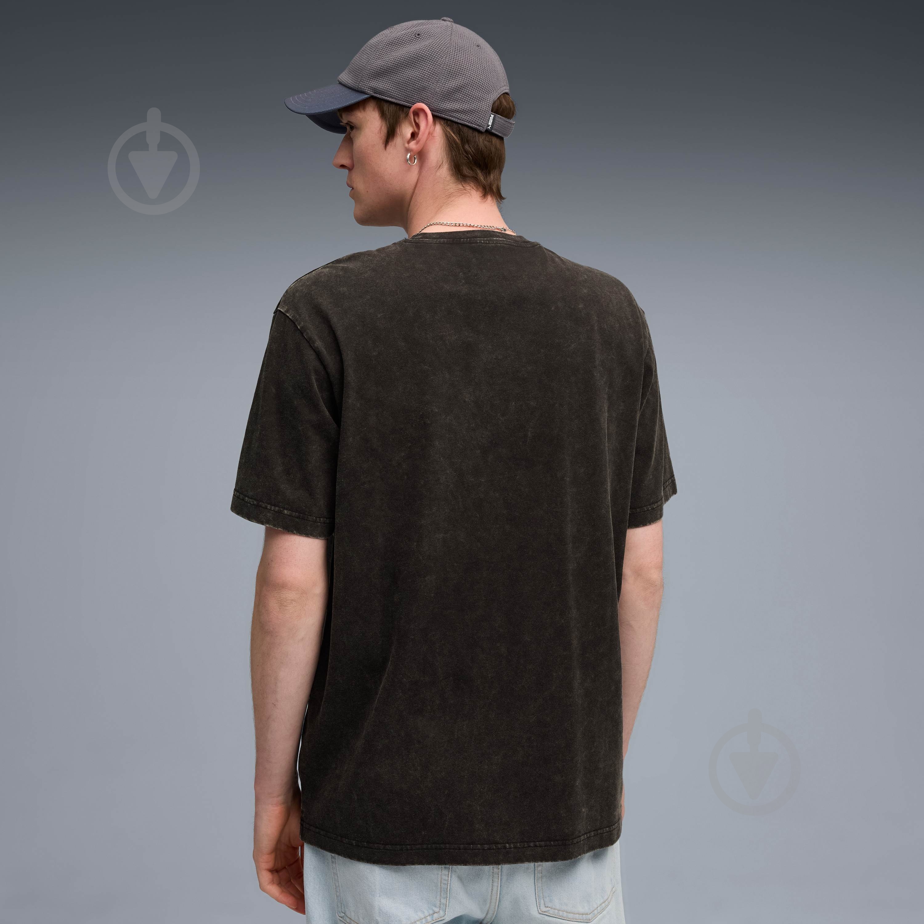 Футболка Puma ESS ELEVATED Relaxed Wash Tee 68804801 р.2XL чорний - фото 2