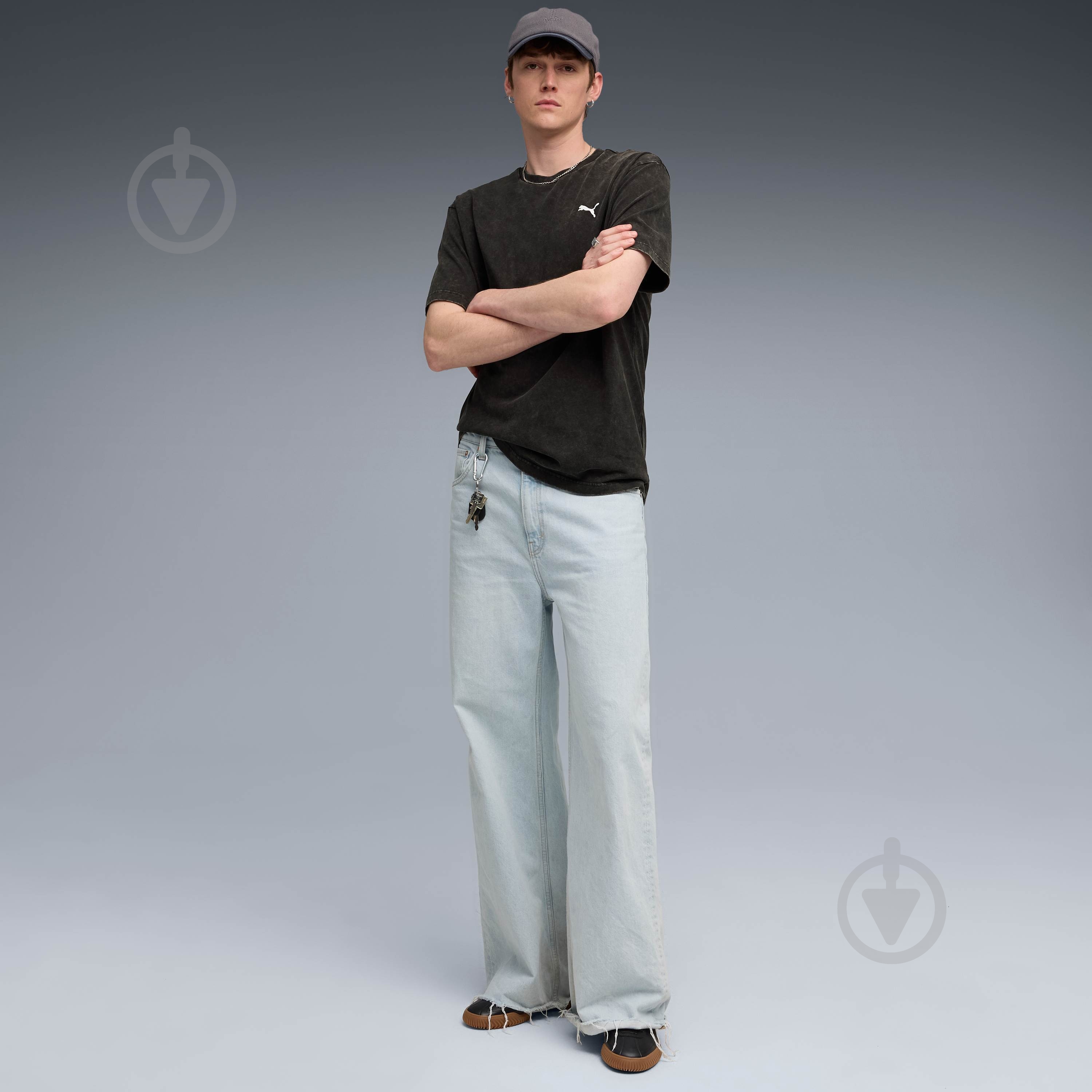 Футболка Puma ESS ELEVATED Relaxed Wash Tee 68804801 р.2XL чорний - фото 3