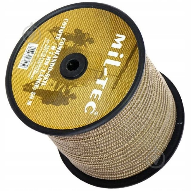 Паракорд Sturm Mil-Tec нейлоновий "COMMANDO ROPE" 300кг 7 мм 50 м койот - фото 1