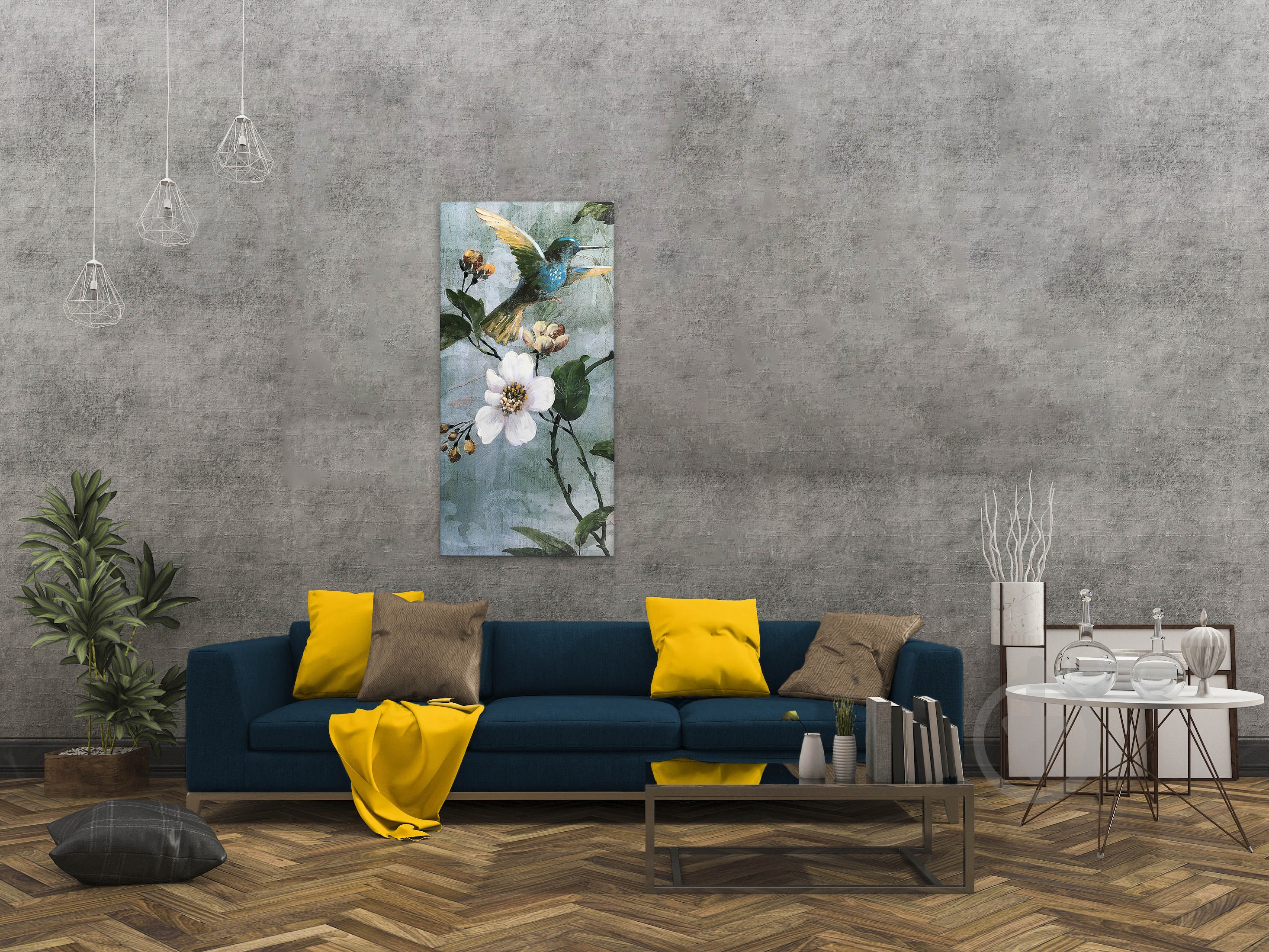 Картина Сакура 50x100 см - фото 2