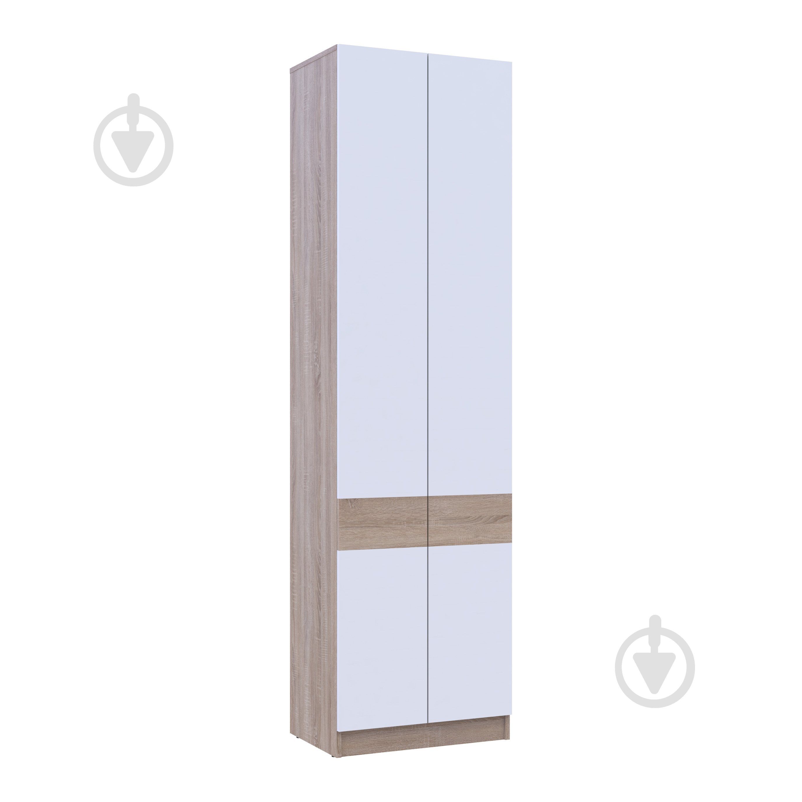 Шкаф гардеробный Doros Сола 2ДСП 2150х600х400 мм дуб сонома / дуб сонома - фото 7