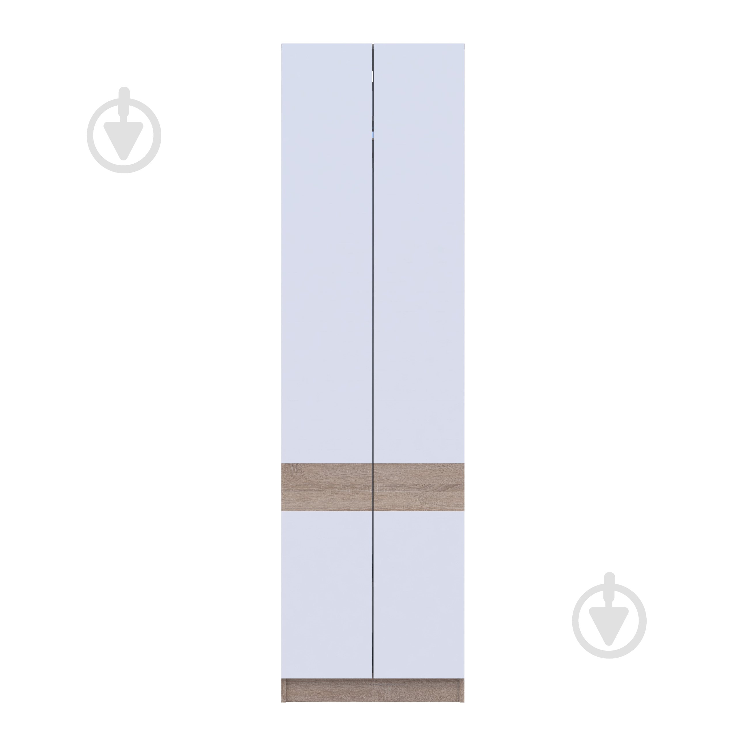 Шкаф гардеробный Doros Сола 2ДСП 2150х600х400 мм дуб сонома / дуб сонома - фото 5