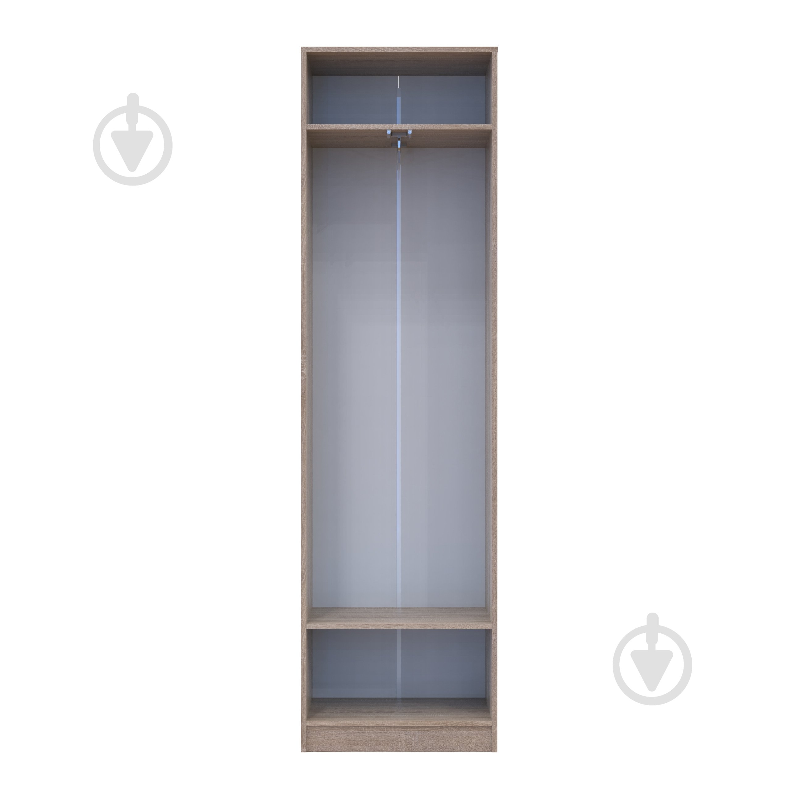 Шкаф гардеробный Doros Сола 2ДСП 2150х600х400 мм дуб сонома / дуб сонома - фото 6