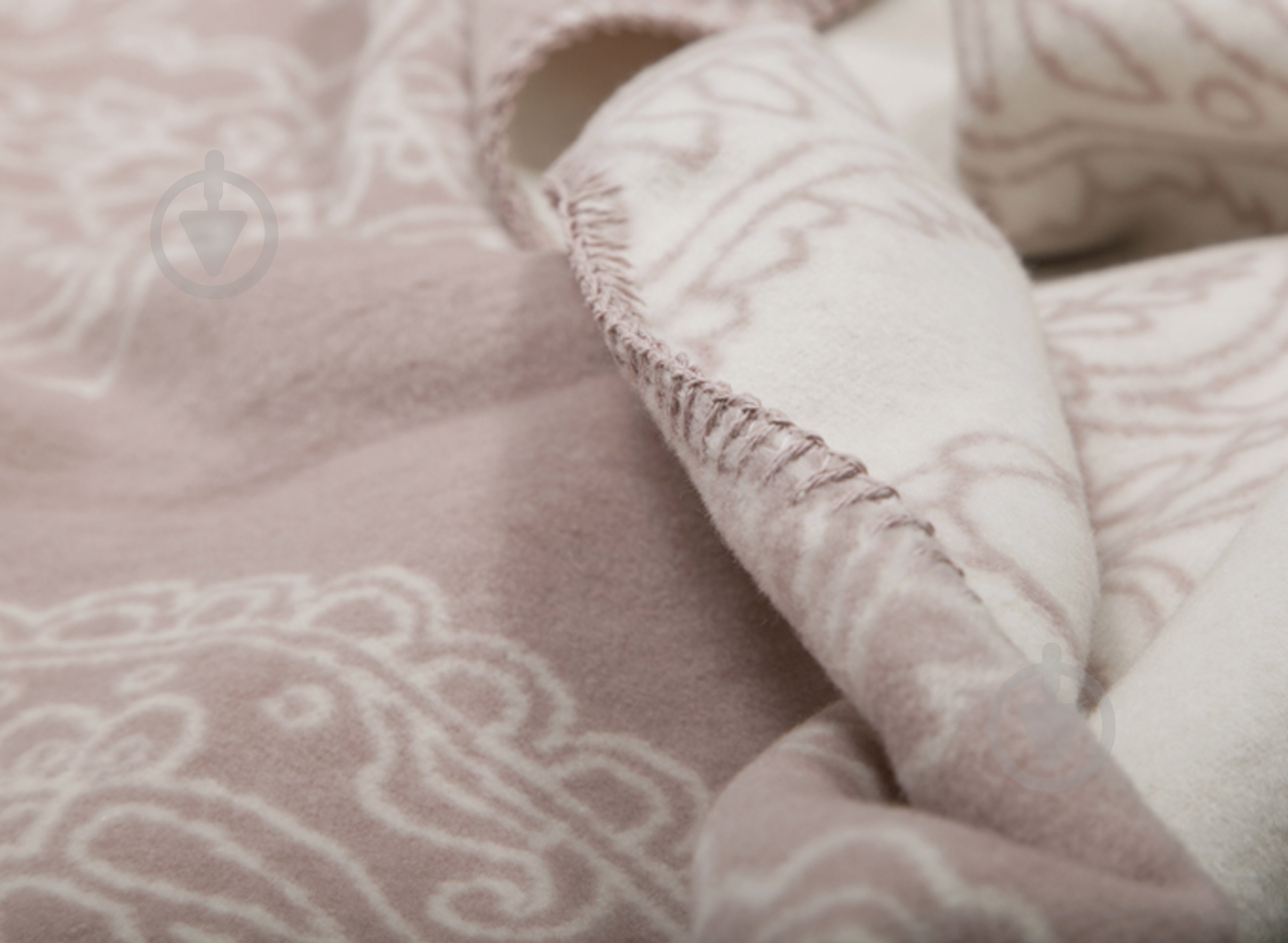 Плед Soft Impression Reserved 150x200 см белый/розовый Biederlack - фото 4