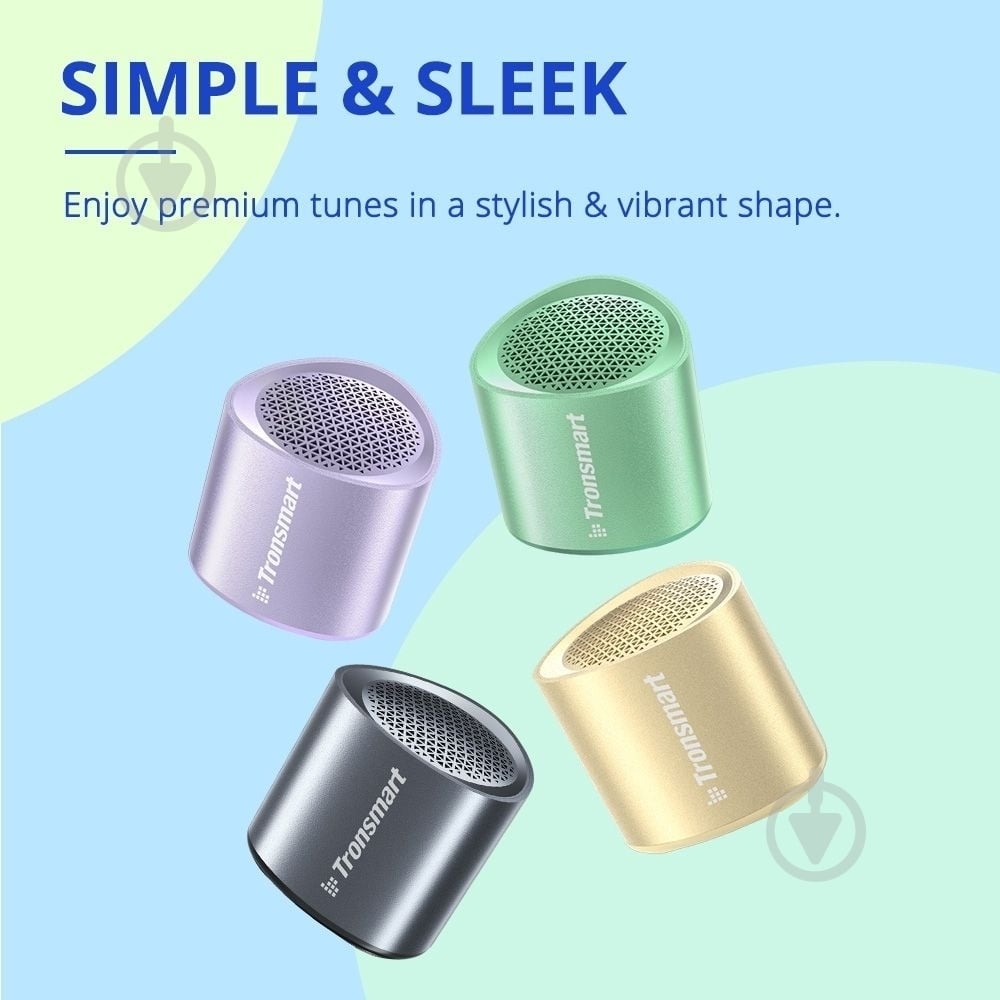 Портативная колонка Tronsmart Nimo Mini Speaker 1.0 green (985909) - фото 8