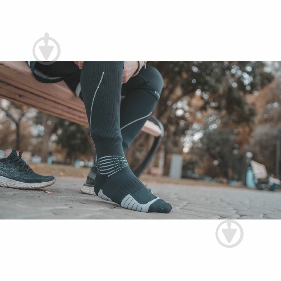 Носки Dexshell водонепроницаемые для бега Compression Mudder, р-р S, серые DS635GRYS р.36-38 серые полоски 1 шт. - фото 12 Носки Dexshell водонепроницаемые для бега Compression Mudder, р-р S, серые DS635GRYS р.36-38 серые полоски 1 шт. - фото 12