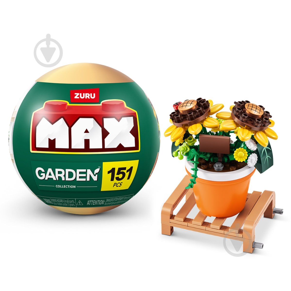 Конструктор Max в капсуле S1 – Садовые растения в горшочках (в ассорт., в диспл.) 83183GQ1 - фото 1 Конструктор Max в капсуле S1 – Садовые растения в горшочках (в ассорт., в диспл.) 83183GQ1 - фото 1