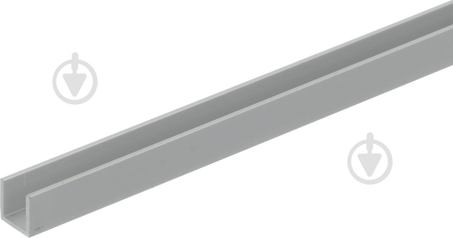 Швеллер алюминиевый 12х12x1,5 мм 1000 мм анодированое серебро - фото 1