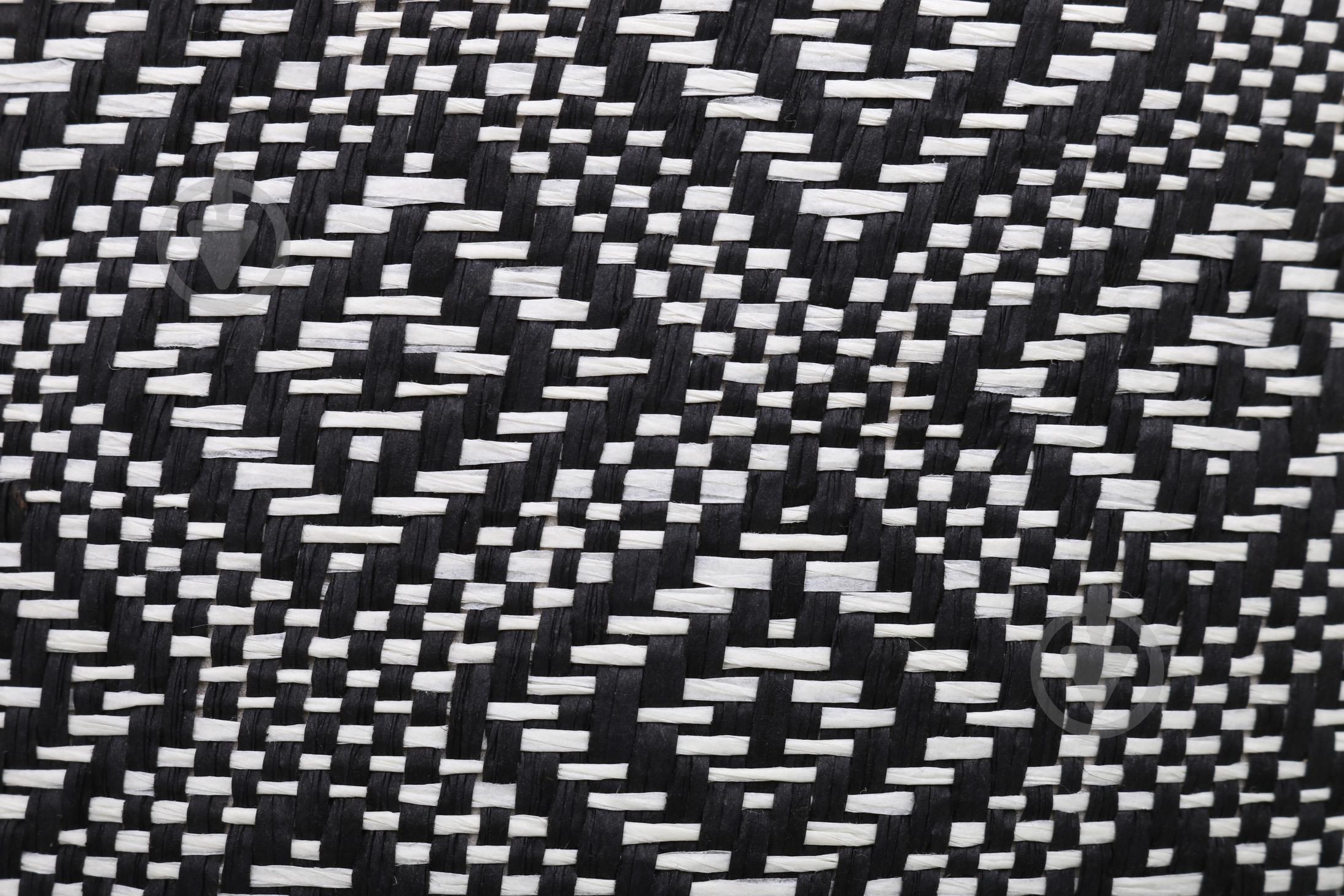 Корзина Zebra 25х16 см черный с белым - фото 2
