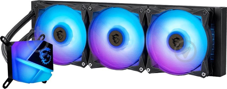 Система водного охлаждения MSI MAG CoreLiquid C360 - фото 4 Система водного охлаждения MSI MAG CoreLiquid C360 - фото 4