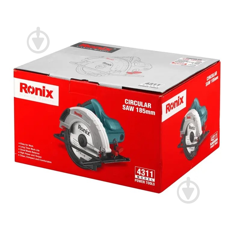 Пила циркулярная Ronix 1500Вт 190мм 4311 - фото 11