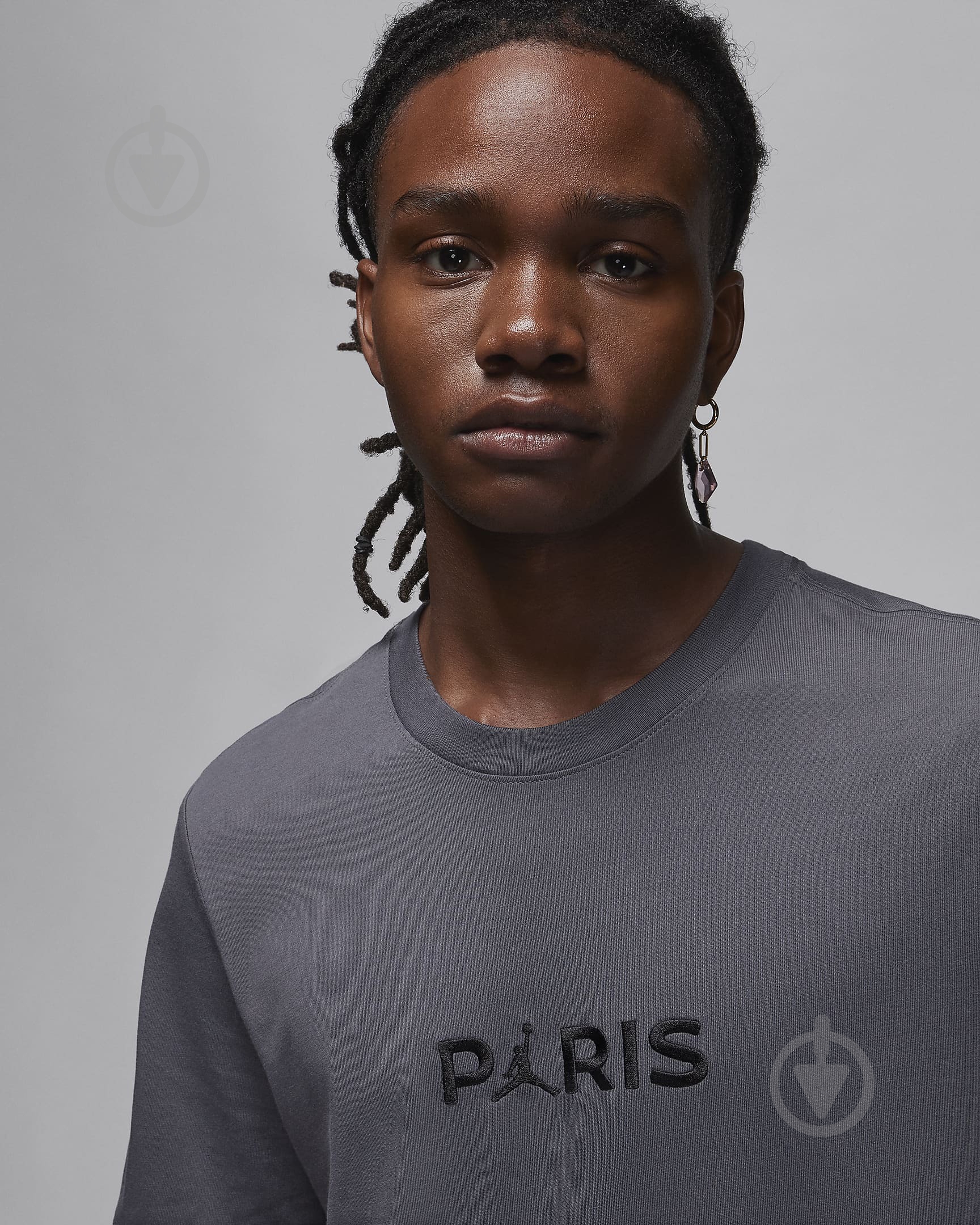 ᐉ Футболка Jordan M J PSG SS WORDMARK TEE DZ2940-068 р.XL сірий