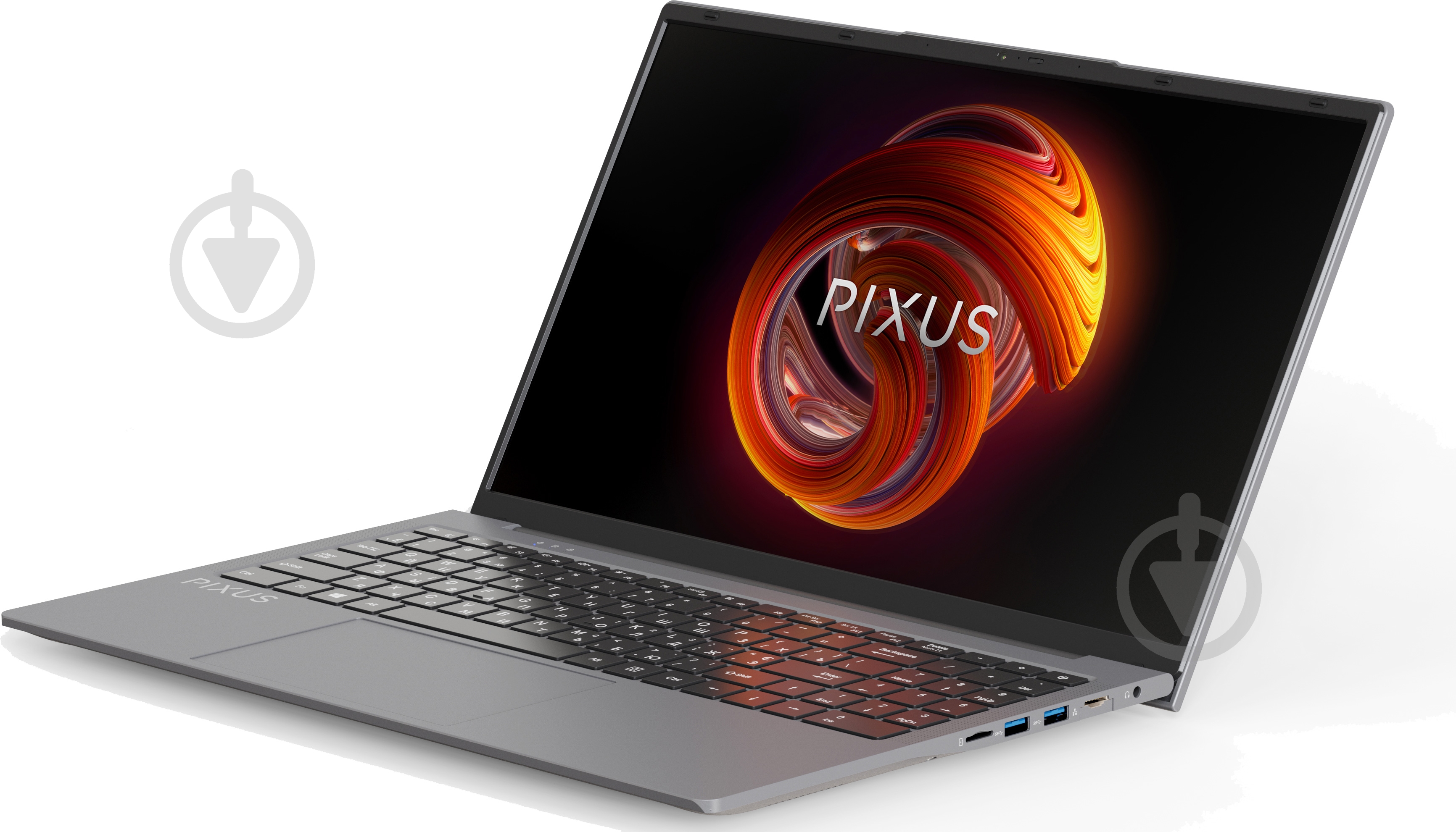 Ноутбук Pixus Link 15,6" (4897058531886) grey - фото 4