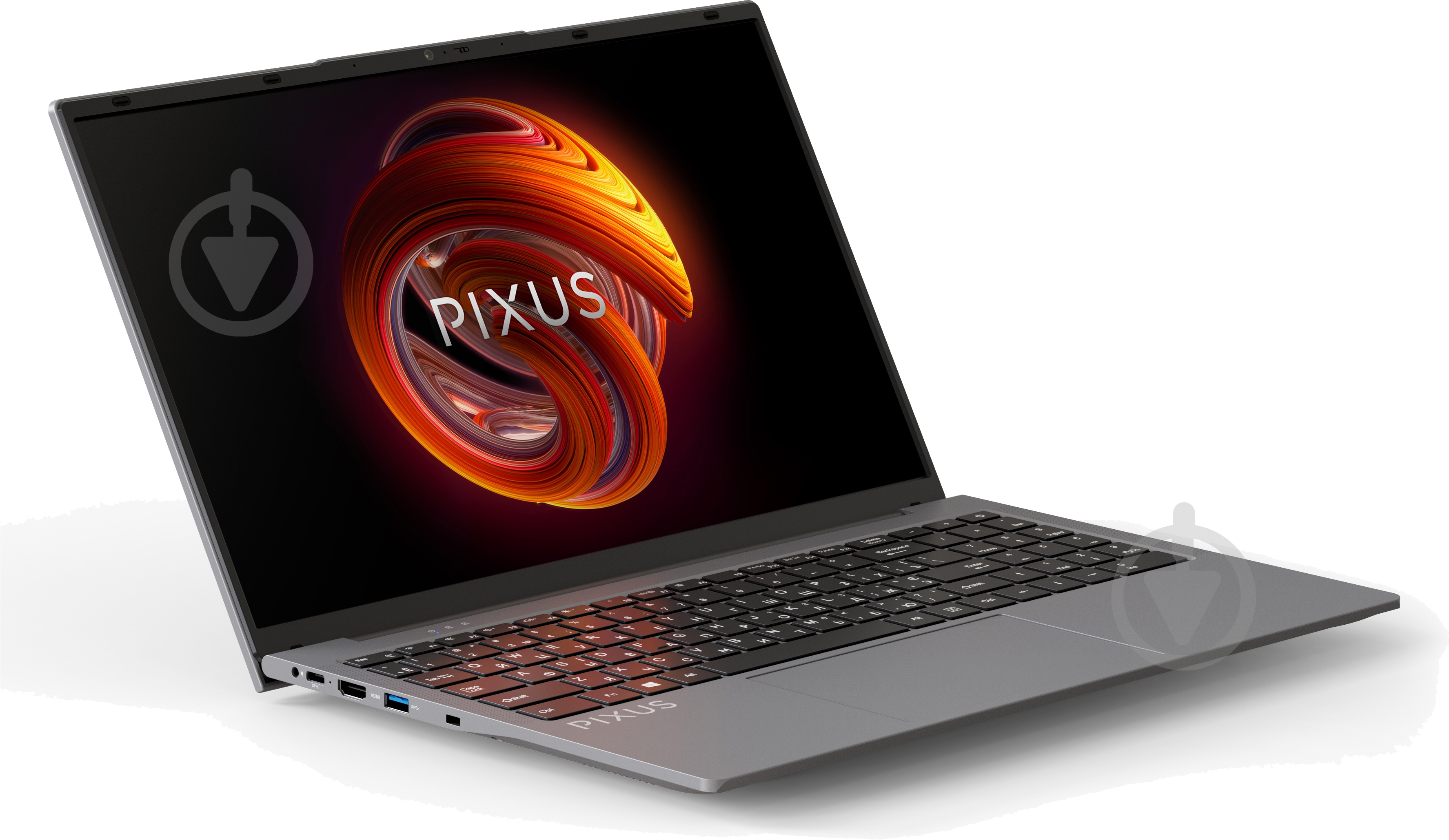 Ноутбук Pixus Link 15,6" (4897058531886) grey - фото 3