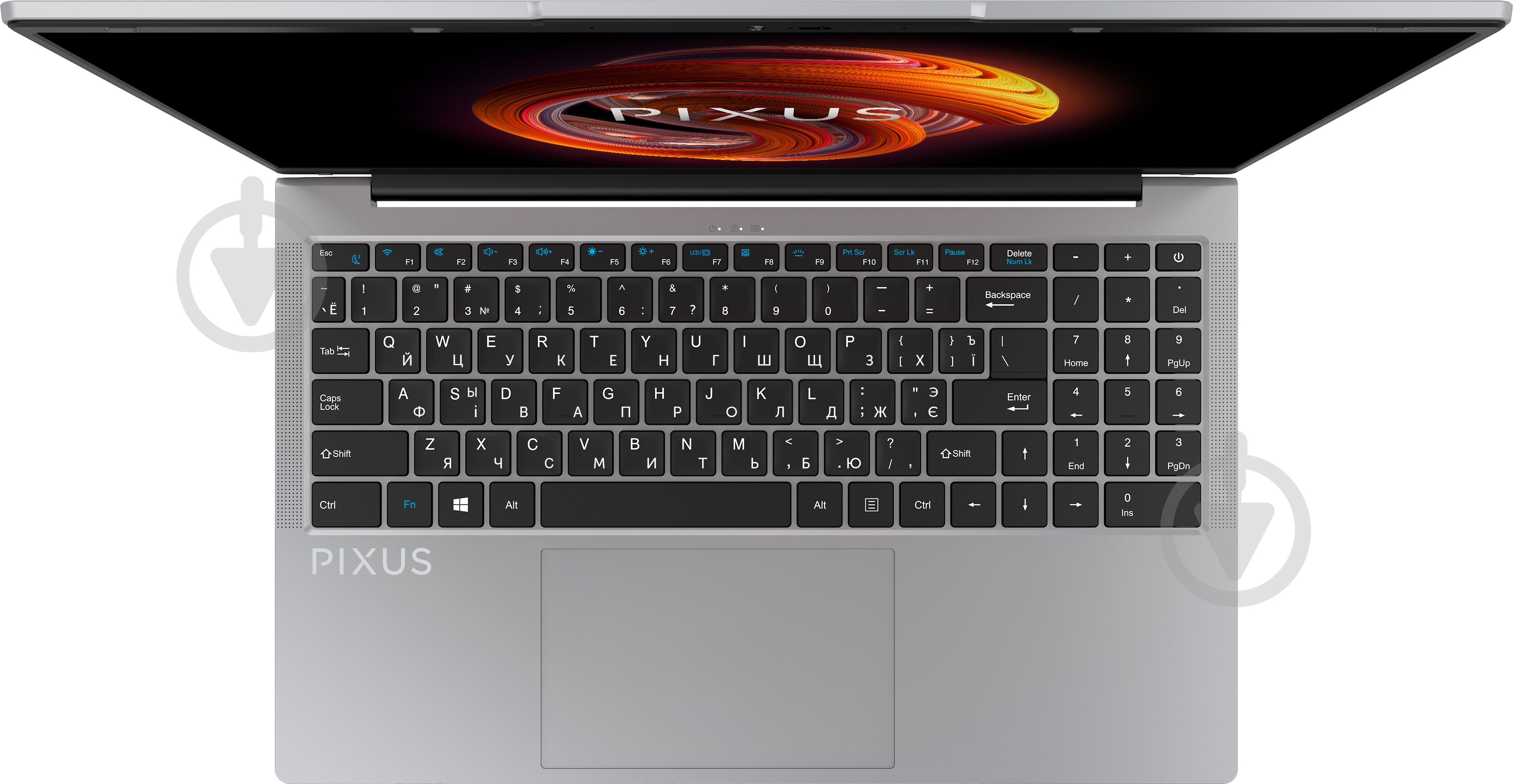 Ноутбук Pixus Link 15,6" (4897058531886) grey - фото 5