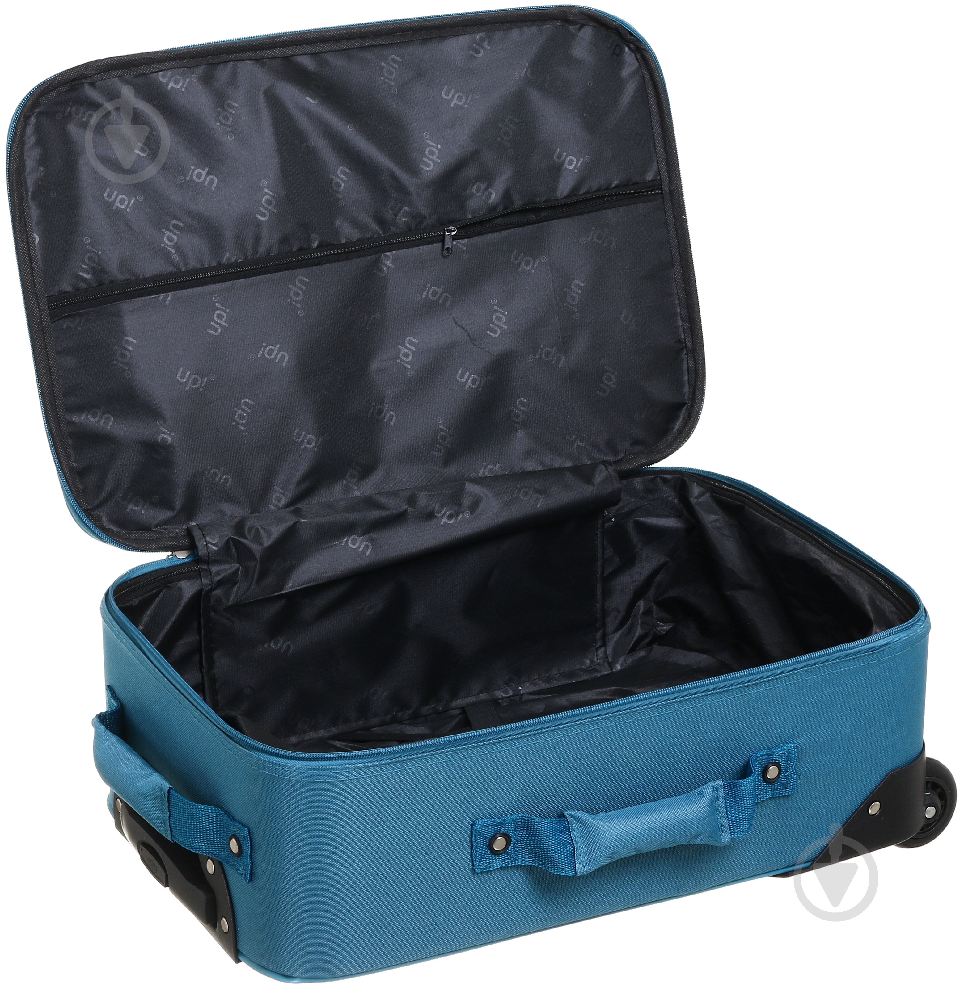 Чемодан UP! (Underprice) 30 л синий KX22003 51х35х17 см - фото 6