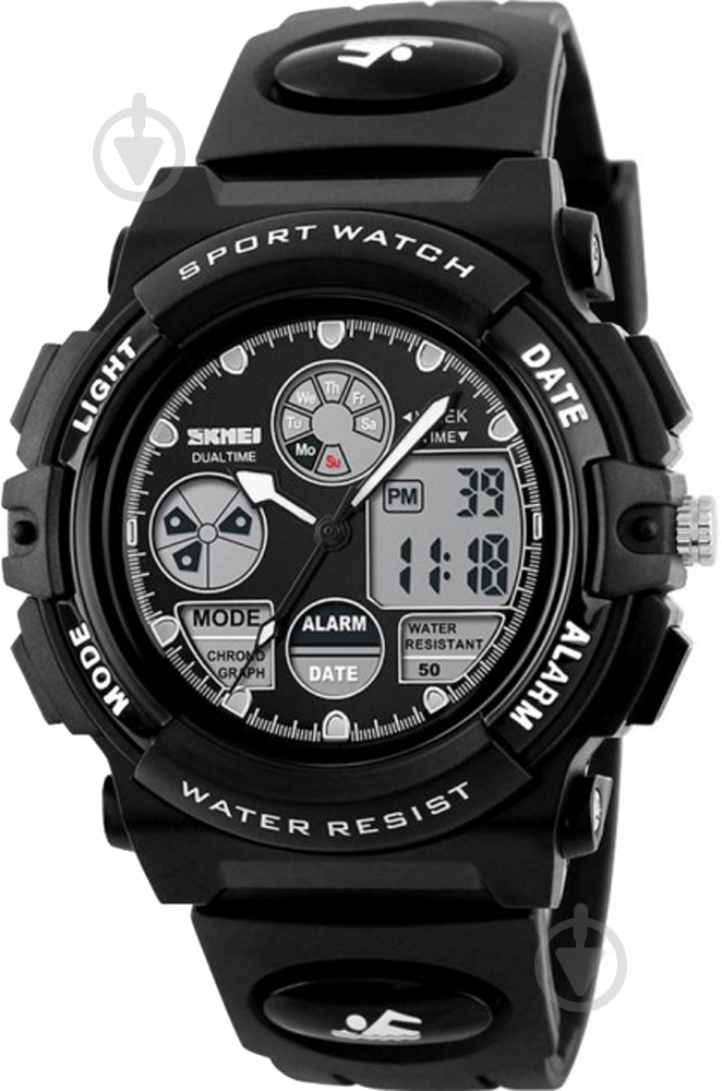 Наручные часы Skmei 1163 black (1163BOXBK) - фото 1 Наручные часы Skmei 1163 black (1163BOXBK) - фото 1