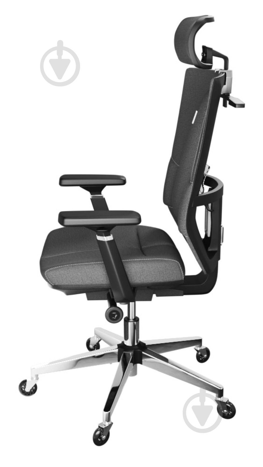 Кресло эргономичное Kulik System SPACE 1925_0506 серый - фото 3