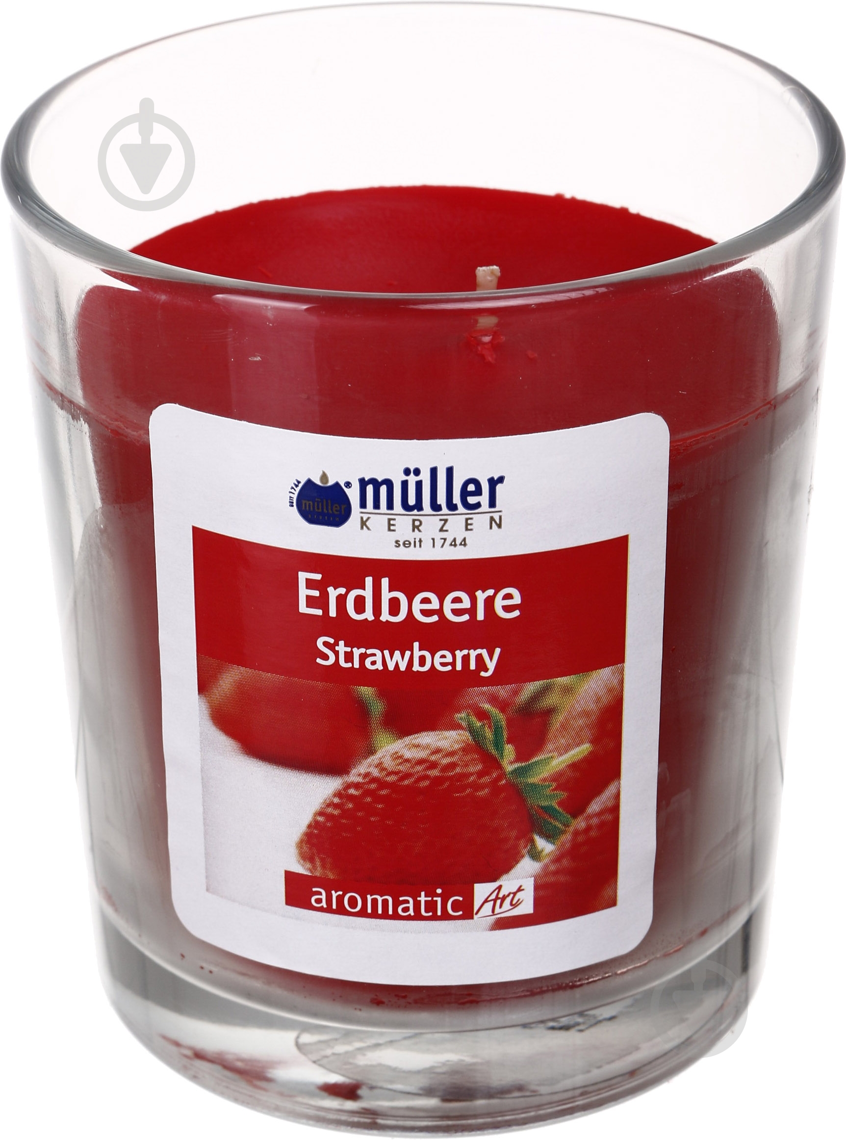 Свеча ароматическая Müller-Kerzen Strawberry - фото 1 Свеча ароматическая Müller-Kerzen Strawberry - фото 1