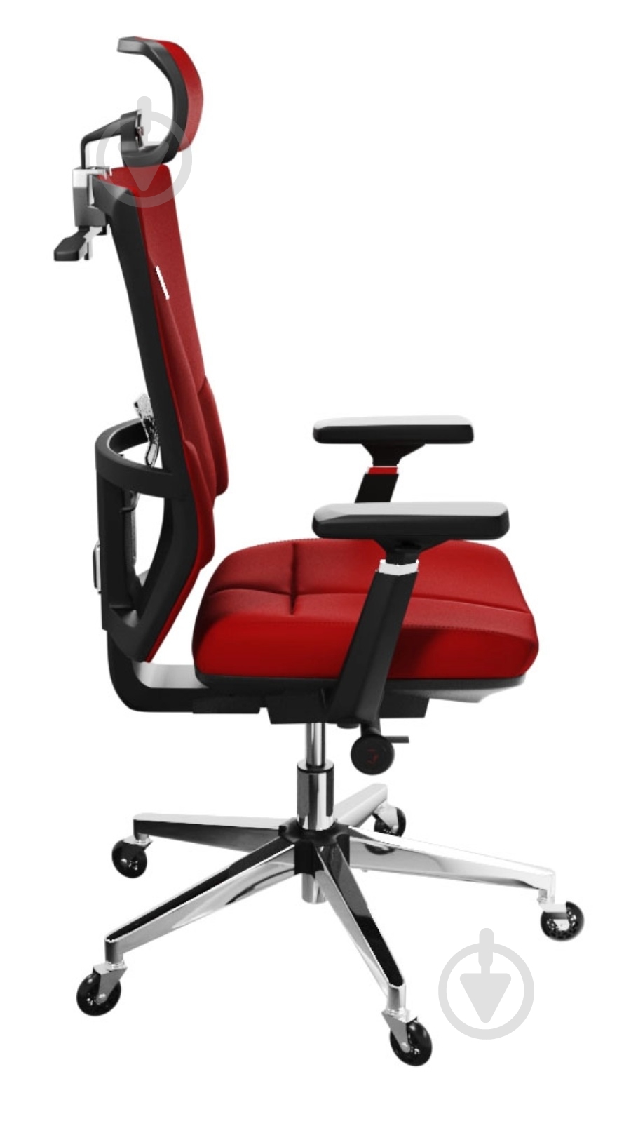 Кресло эргономичное Kulik System SPACE 1925_0515 красный - фото 2