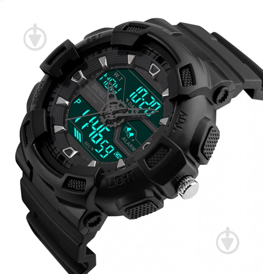 Наручные часы Skmei 1189 black (1189BOXBKBK) - фото 2 Наручные часы Skmei 1189 black (1189BOXBKBK) - фото 2
