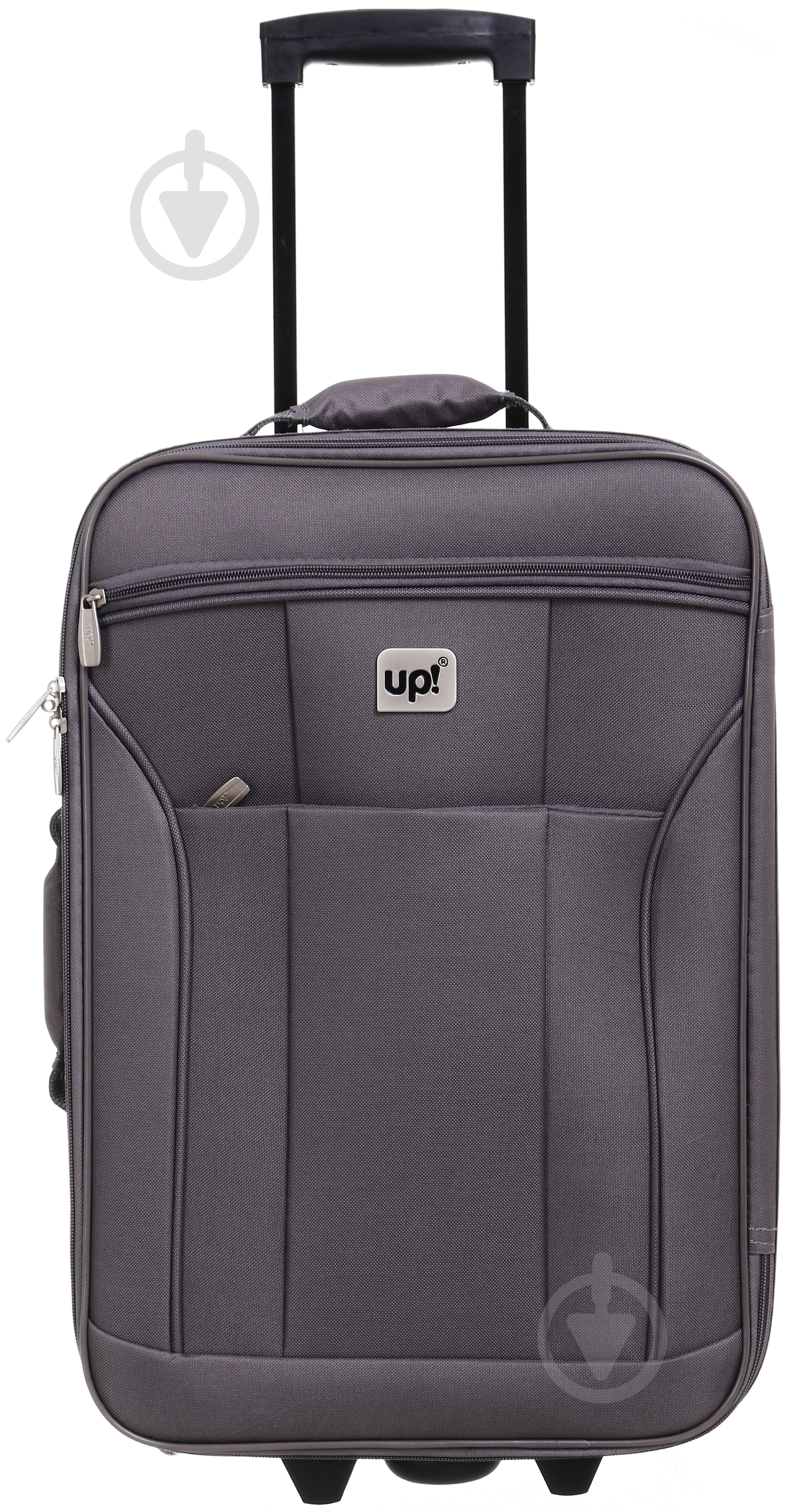 Чемодан UP! (Underprice) 30 л серый KX22003 51х35х17 см - фото 2