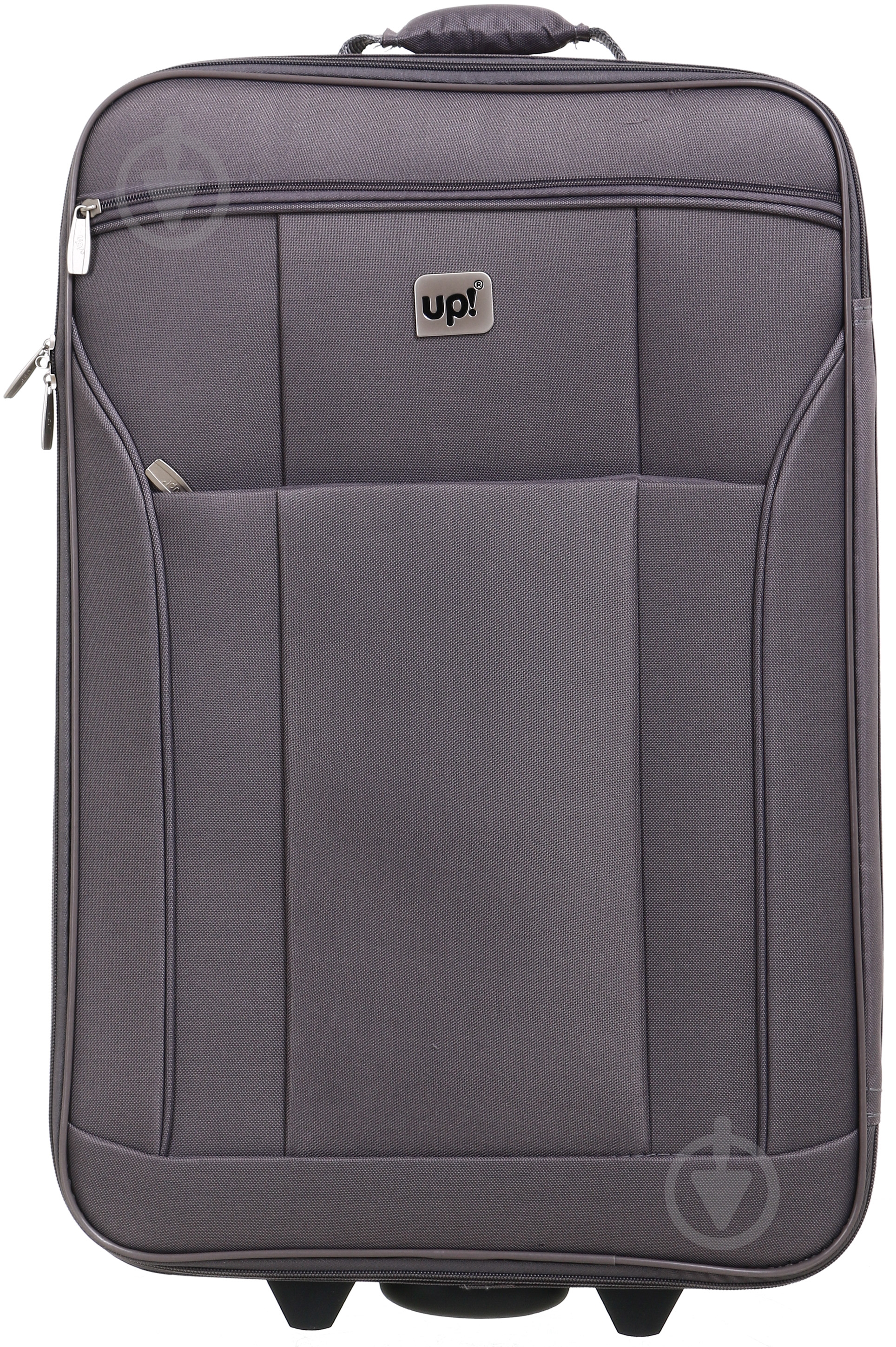 Чемодан UP! (Underprice) 49 л серый KX22003 61х40х20 см - фото 4
